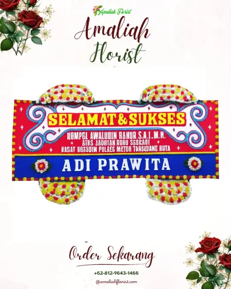 Papan Bunga Ucapan Selamat Pohwates